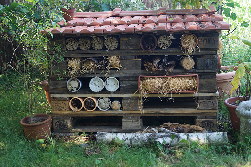 Zelfgemaakt insectenhotel